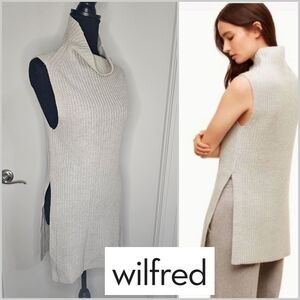 WILFRED -sz XS- Sweater Vest w/ side slits